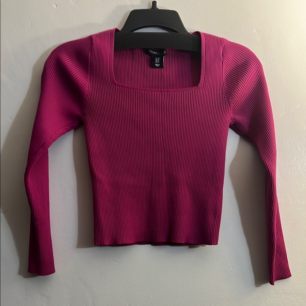 Sincerely Jules Pink Long Sleeve Tee Chic Comfort